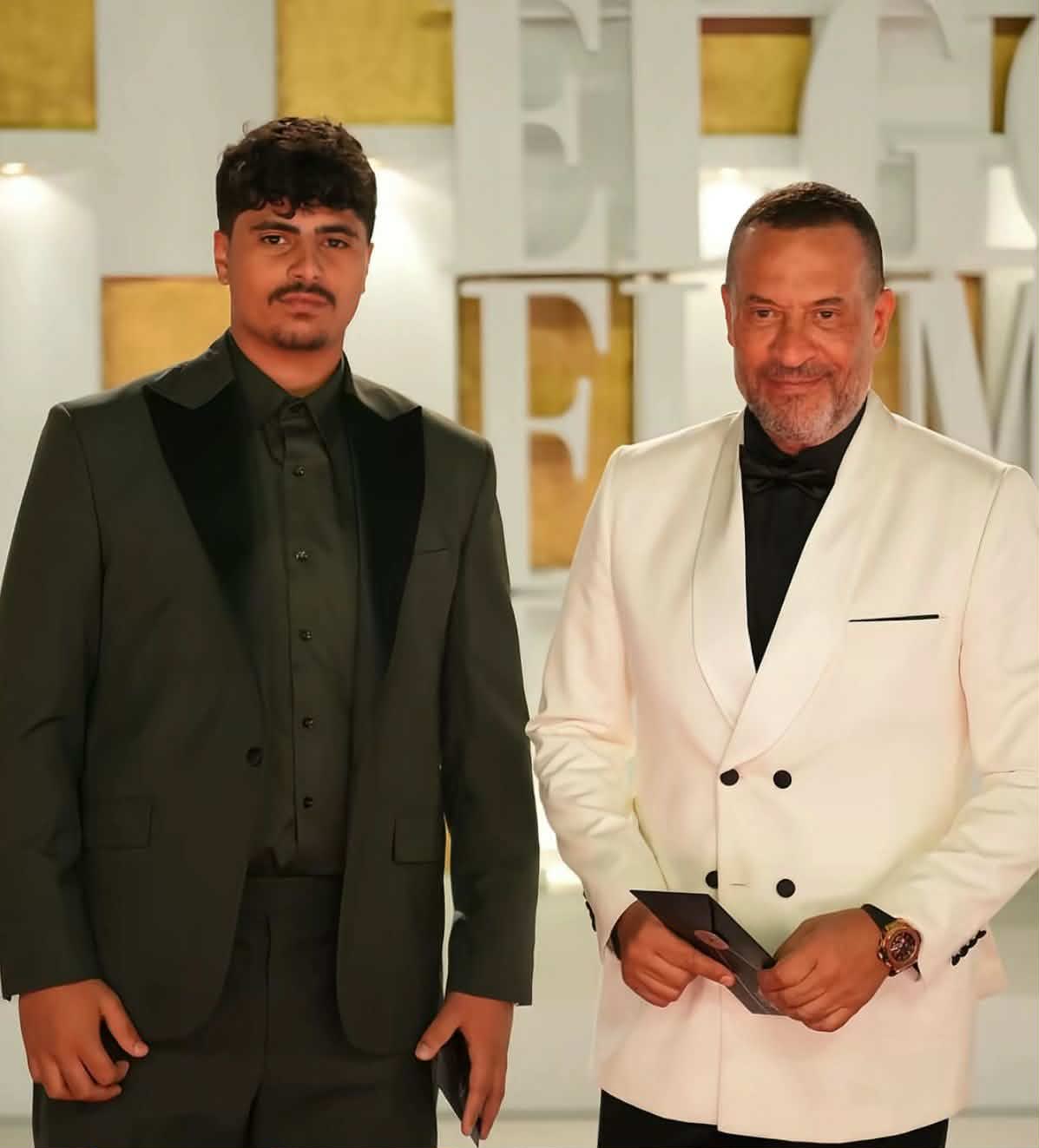 ماجد المصري وابنه